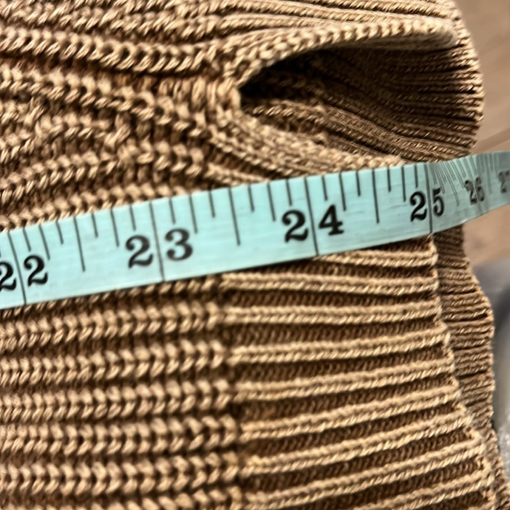 Tyler Boe Cotton Mineral Wash Crew Neck Sweater Size S Tan Brown - Picture 12 of 13